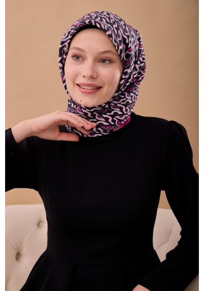 Silk Home Aura Eşarp 140006-01 Pembe, Siyah, Beyaz, Füme