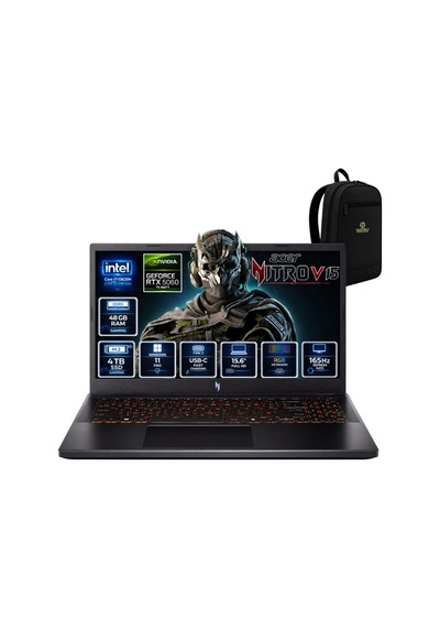 Acer Nitro V 15 ANV15-52-76BW NH.QZ8EY.002OKA20 i7-13620H 48 GB 4 TB SSD RTX5060 15.6" W11P FHD Dizüstü Oyuncu Bilgisayarı