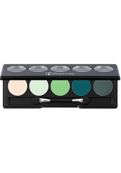 Flormar Far Paleti - Color Palette Eyeshadow Transforming Green 9