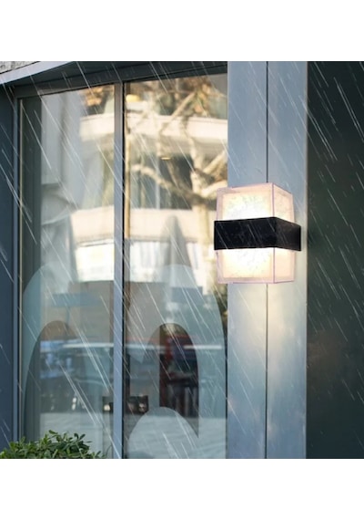 Duvar Lambası Led Işık 12w 3200k Gün Işığı Su Geçirmez Aplik Gün Işığı