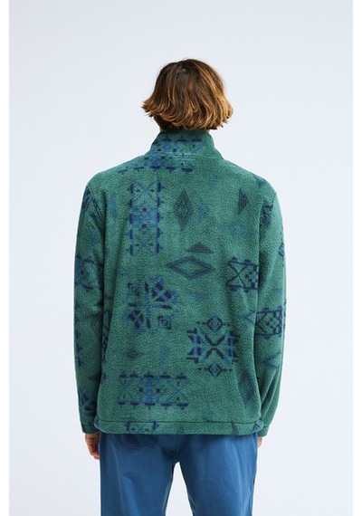 Billabong Boundary Mock Erkek Sweatshirt Yeşil