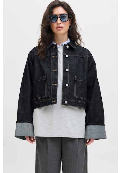 Jack & Jones Jxvega Denim Kadın Kot Ceket Mavı