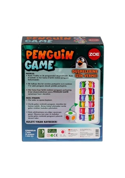 Zoe Penguen Kulesi İle Denge Ve Eğlence