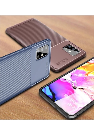 Samsung Galaxy Uyumlu A51 Elden Kaymayan Kamera Korumali Koruma Kilif 401714937