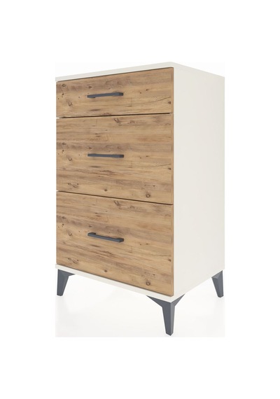Hyperion Komodin 3 Çekmeceli 60x44x96 Aytaşı-çam Aytaşı