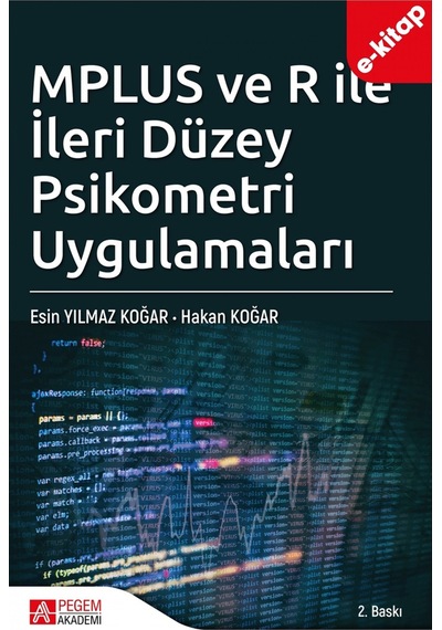 Mplus Ve R İle İleri Düzey Psikometri Uygulamaları E-kitap