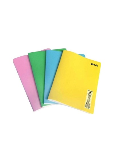 Mynote 80 Yaprak Çizgili A4 Defter Pp Kapak - 3 Adet Çok Renkli