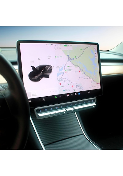 Tesla Model Y Juniper İçin Uyumlu Ekran Altı Fonksiyonlu Tuş Takımı