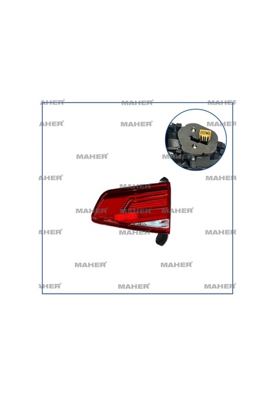 Volkswagen Passat 2014-2019 Stop Lambası İç Sağ Led Comfort. Oem No:3g5945094b