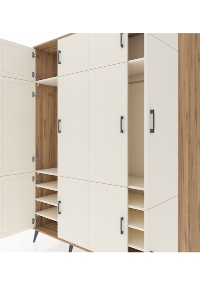 Hyperion Gardrop 10 Raflı 12 Kapaklı 2 Askılı 176x44x221 Çam-aytaşı Aytaşı Hyperion Gardrop 10 Raflı 12 Kapaklı 2 Askılı 176x44x221 Çam-aytaşı Aytaşı