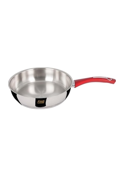 FMS 10017KRM İdeal Çelik Yağ Tava 24 cm Kırmızı
