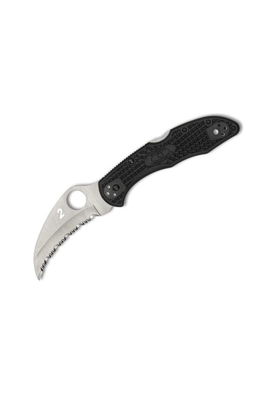 Spyderco Tasman Salt 2 Black Spyderedge Kamp Çakı Siyah