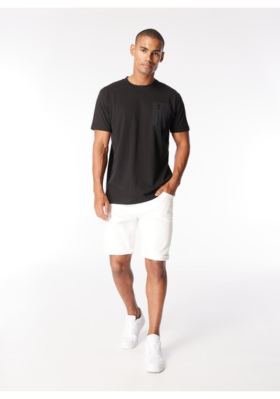 John Richmond Bisiklet Yaka Siyah Erkek T-shirt Ump24054ts