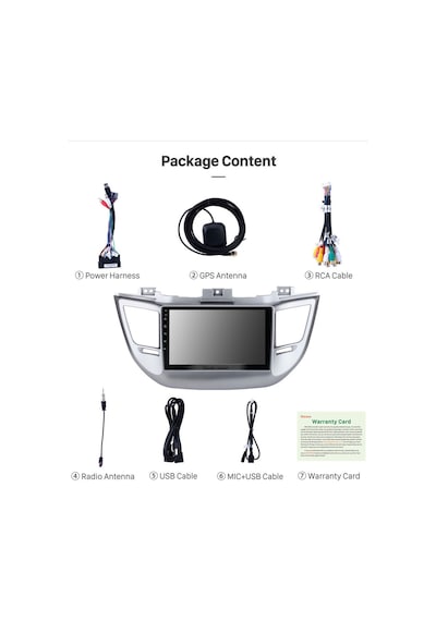 Hyundaı Tucson 2016+ Uyumlu Multimedya Navigasyon Usb Kamera Carplayer