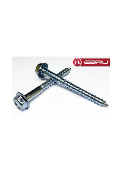 Altıköşe Başlı Flanşlı Trifon Vida 10x120 - 10 Adet