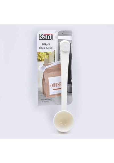 Kanji Klipsli Çay Kahve Ölçü Kaşığı - Beyaz Sku: Zeus8690010571595