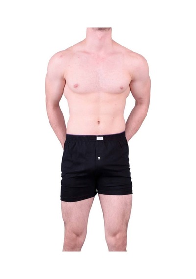 Jiber Erkek Siyah Havlu Bel Boxer 6'lı Paket