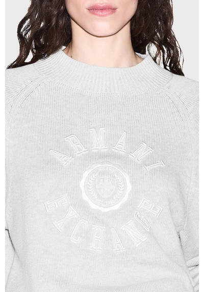 Armani Exchange Logolu % 100 Pamuk Regular Fit Bisiklet Yaka Kazak Kadın Kazak Xw002877 Af16552 O8019 Gri Melanj Armani Exchange Logolu % 100 Pamuk Regular Fit Bisiklet Yaka Kazak Kadın Kazak Xw002877 Af16552 O8019 Gri Melanj