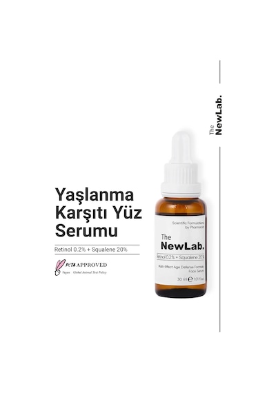 The NewLab Ve   Cilt Yenileyici Retinol Serum 30 Ml (Retinol 0.2% Squalene 20%)