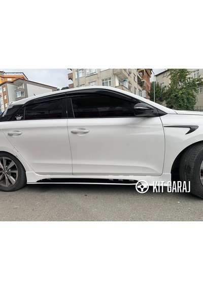 Kit Garaj Hyundai İ20 2015-2019 Boyasız Plastik Custom V2 Marşpiyel Takımı