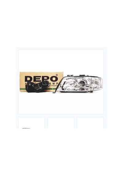 Audı A6 Yıl 99 03 Depo Sol Far Mercekli 4b0941029bj / 4b0941029k