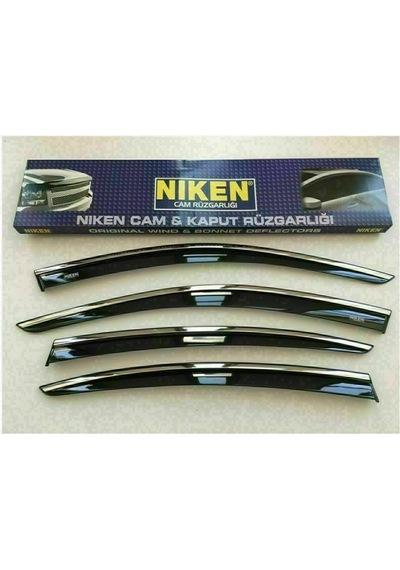 Niken Vw Jetta 2011- Kromlu Cam Rüzgarlığı 4lü