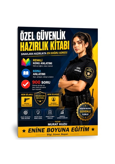 Özel Güvenlik Hazırlık Kitabı Büyük Boy Renkli Konu Anlatımı