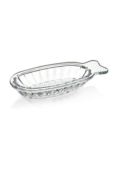 Eminhome Cam Oval Rende Açık Gri
