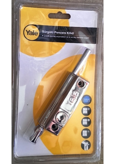 Yale P124w Sürgülü Pencere - Sürme Kapı Kilidi Beyaz