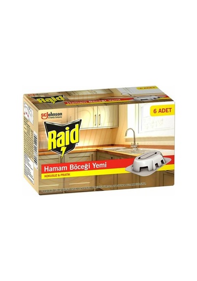 Raid 6 Parça Hamam Böcek Yemi 5324