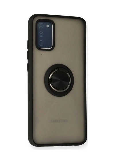 Samsung Galaxy A02s Kılıf Montreal Yüzüklü Silikon Kapak
