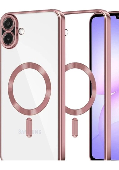 Samsung Uyumlu Galaxy A07 4g Kross Magneticsafe Kapak Gül
