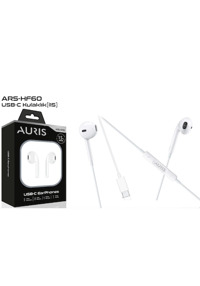 Auris ARS-HF60 Mikrofonlu Kulak İçi Kulaklık
