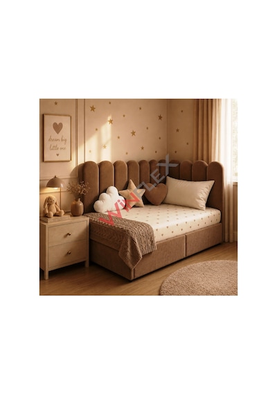 Winflex Yatak Başlık ,duvar Ve Oda Dekorasyon Panel 10adet- 15x100cm Kahverengi 100 x 150 CM