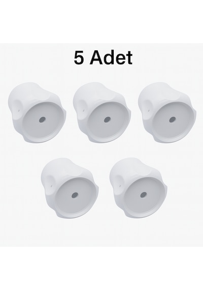 Vidalı 7 Mm - 5 Adet Radyatör Vanası Başlığı - Geniş Tip Petek Va