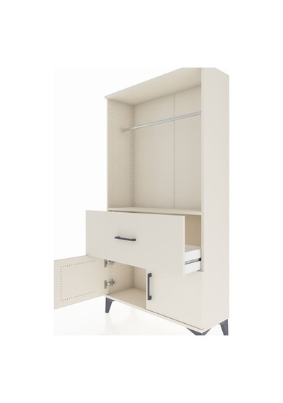 Arges Dolap Tek Raflı Tek Çekmeceli Tek Askılı 88x30x163 Ayta... Aytaşı Arges Dolap Tek Raflı Tek Çekmeceli Tek Askılı 88x30x163 Ayta... Aytaşı