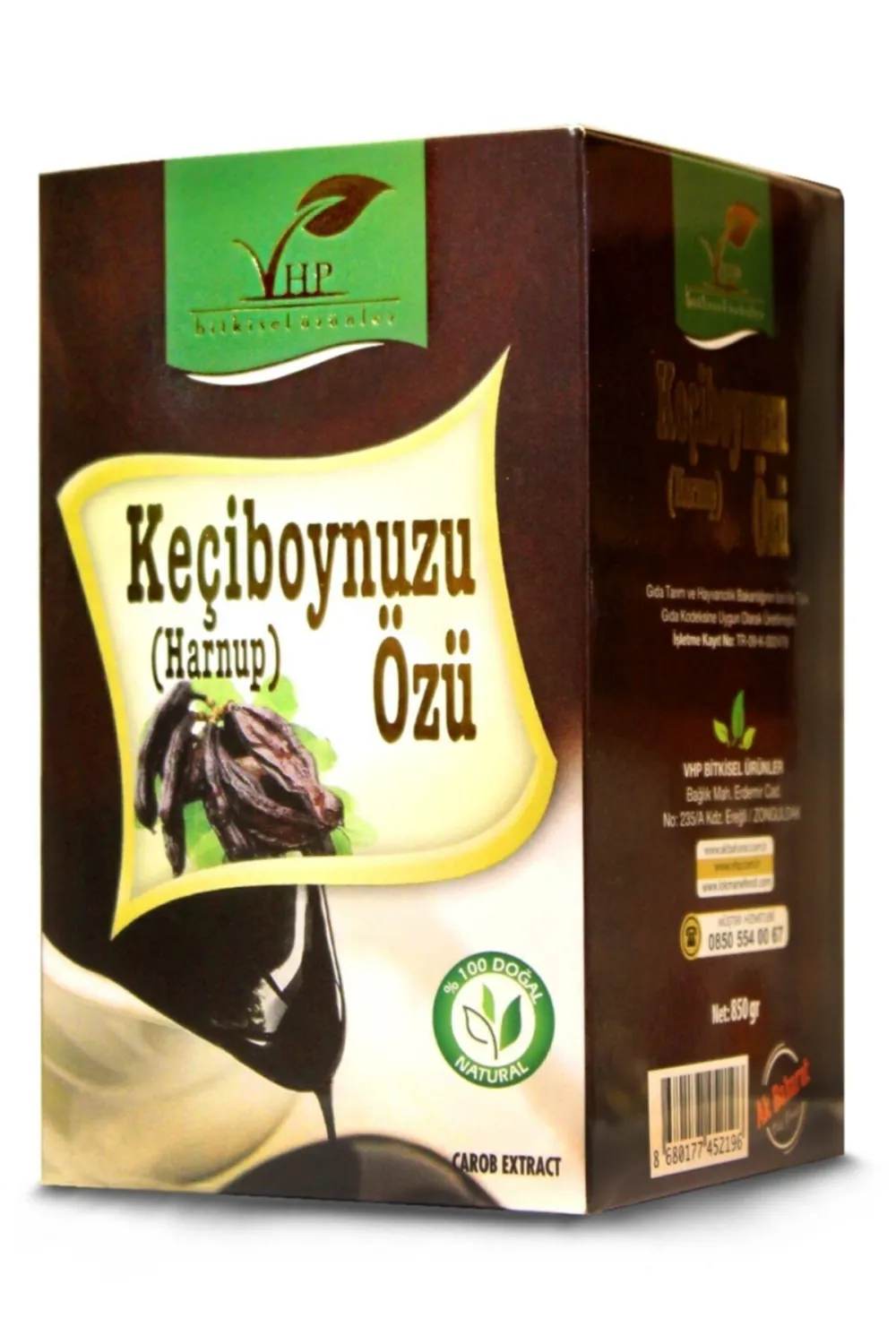 Vhp Keçiboynuzu Özü 850 Gr. Cam Kavanoz