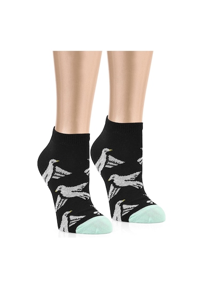 Ozzy Socks 5 Çift Eğlenceli Desenler Kadın Patik Çorap Ozzyp005 Renklı