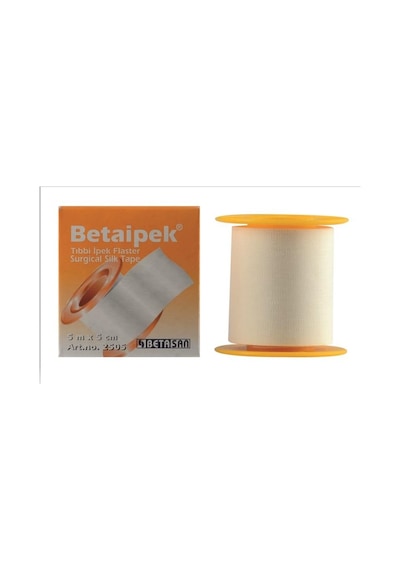 Betaipek Flaster Bant İpek Plaster 5 M x 5 CM 10'lu