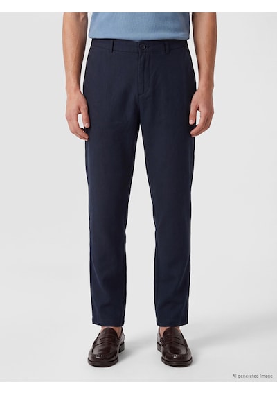 Lcw Vision Lacivert Regular Fit %100 Keten Erkek Pantolon