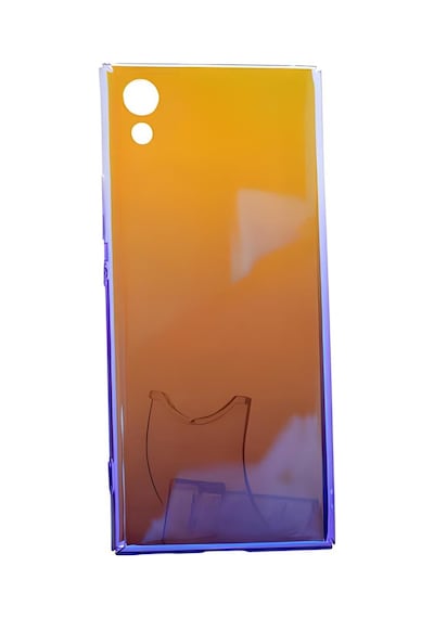 Sony Xperia Xa1 Kılıf Parlak Renk Geçişli Kılıf 001