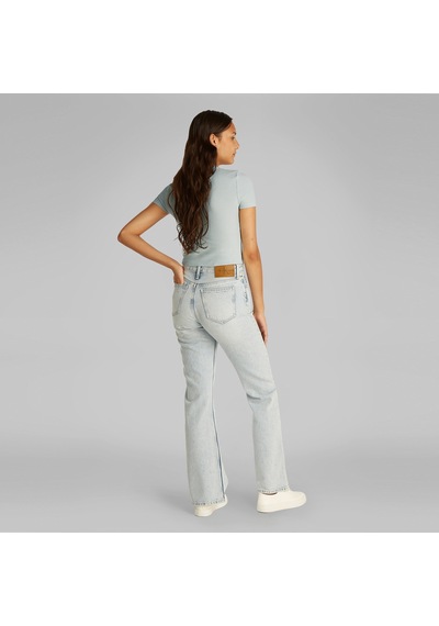 Calvin Klein Fitted Kadın Mavi T-shirtdüzj20j225239