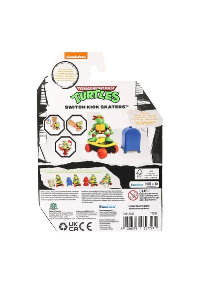 Tu812001 Tmnt Ninja Kaplumbağalar Kaykay Figürü - 71052