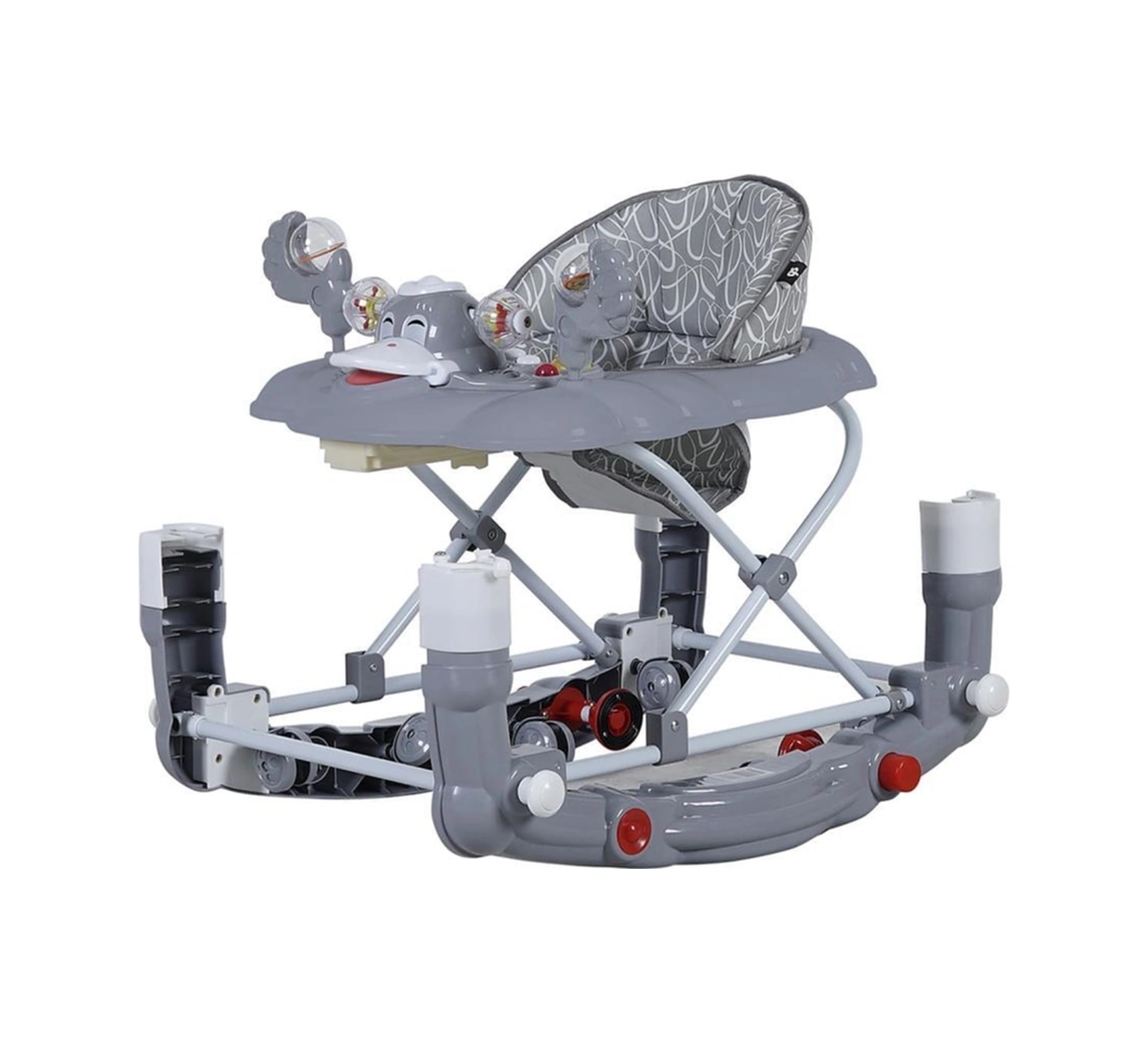 Kiddy Sallanır Fonksiyonel Yürüteç 9228 Gri