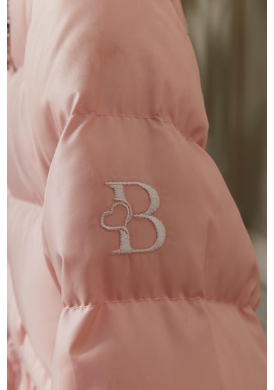 Kız Bebek Kapüşonlu Kışlık Mont 51333 Pembe