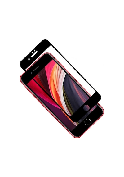 Apple Uyumlu   iPhone Se 2020 5D Tam Kaplayan Ekran Koruyucu Kırılmaz Cam