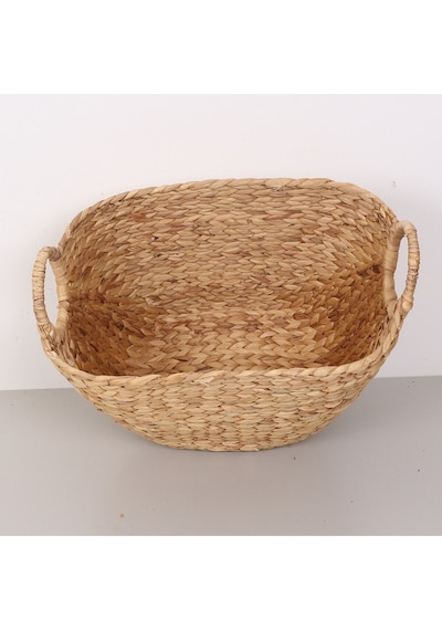 Sabad 53x32x36 Cm. Su Sümbülü Oval Sepet Bej