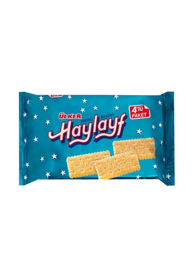 Ülker Haylayf Bisküvi 4x61,2 G Şekerli Atıştırmalık 8'li Avantaj Paketi - 8 Adet Tarı