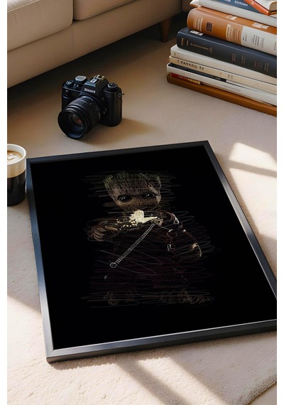 Baby Groot Çerçeveli Tablo Guardians Of The Galaxy - Estetik Poster