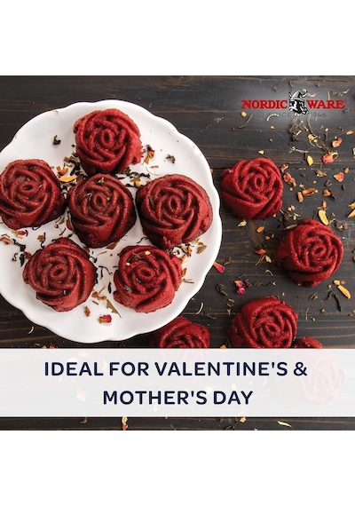Nordic Ware Platinum Rosebud Baking Pan Diğer